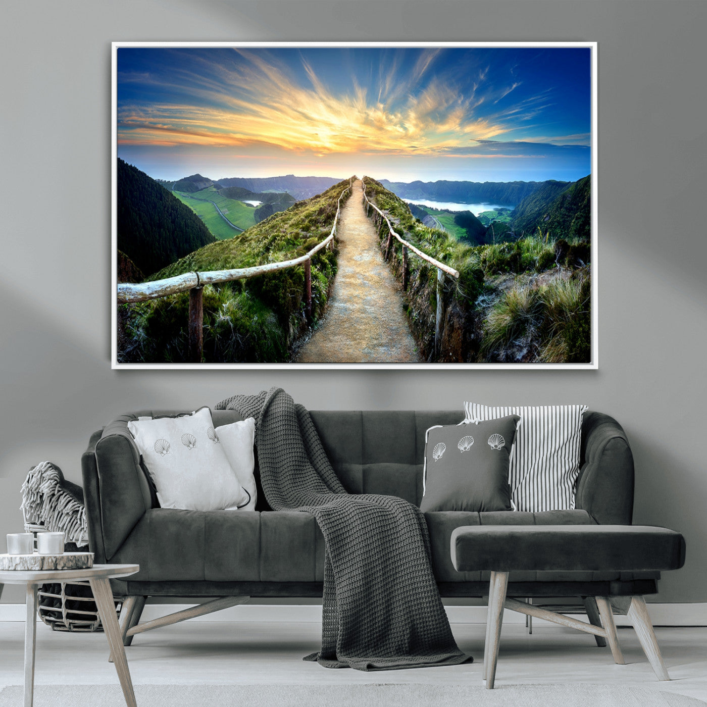 MGV-FC-36X24 - Mountain Landscape Wall Art Canvas Print
