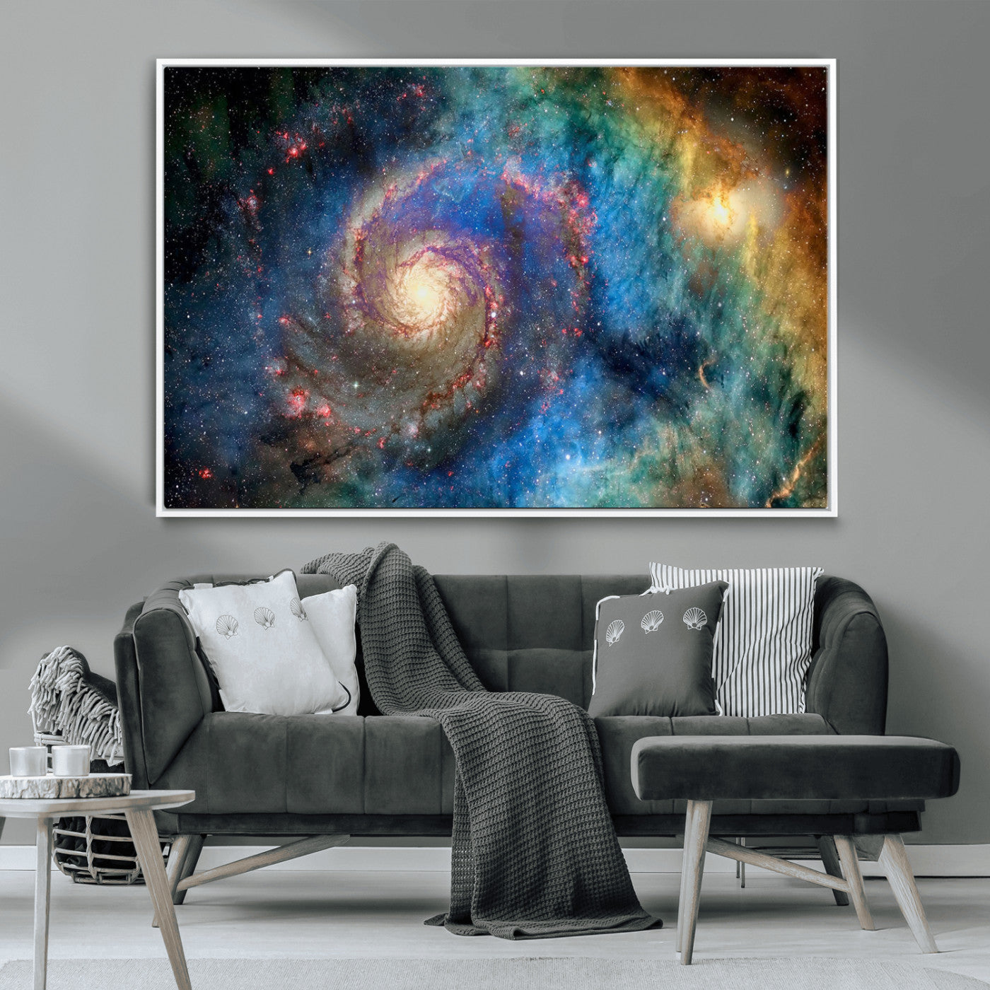 MGV-FC-36X24 - Spiral Galaxy Wall Art Canvas Print