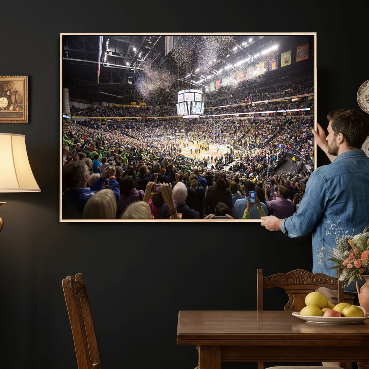 66251-MGV-CV-36X24 - Bridgestone Arena Wall Art Canvas, Nashville Predators
