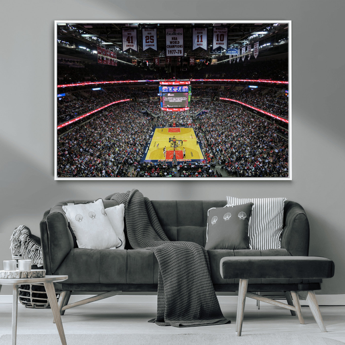 MGV-FC-36X24 - Capital One Arena Stadium Wall Art | Canvas Print | Ready to Hang | Washington D.C. Sports Decor