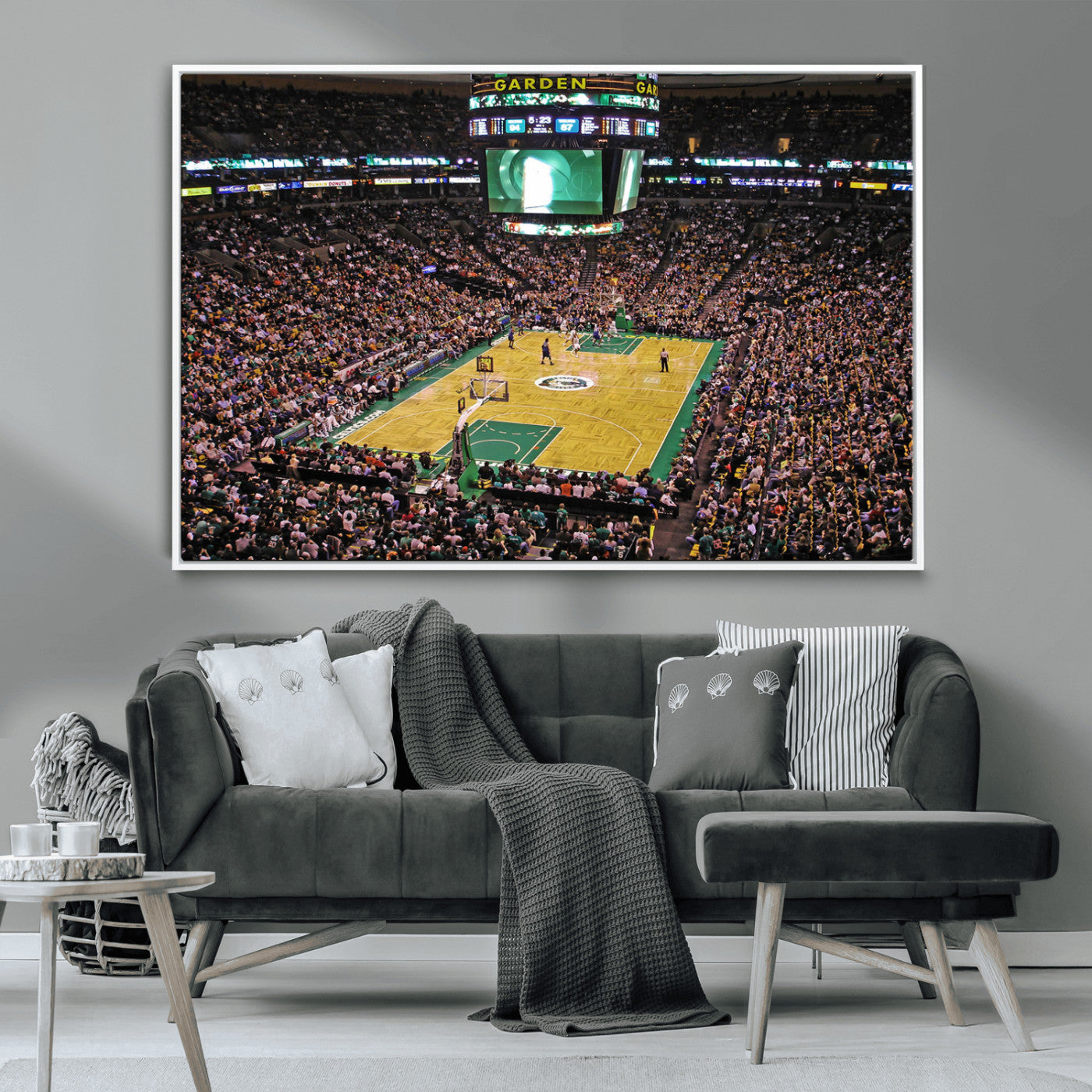 MGV-FC-36X24 - Celtics Game Versus The Timberwolves | Baseball Stadium Wall Art | Canvas Print | Ready to Hang