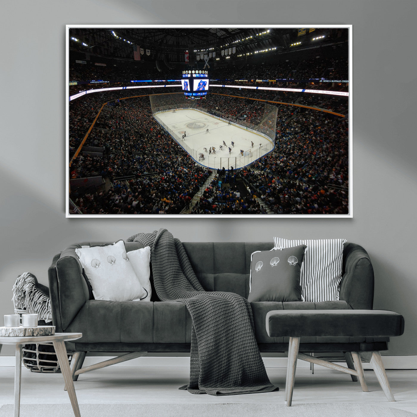 MGV-FC-36X24 - KeyBank Center New York Buffalo Sabres Hockey Stadium Canvas Print Wall Art