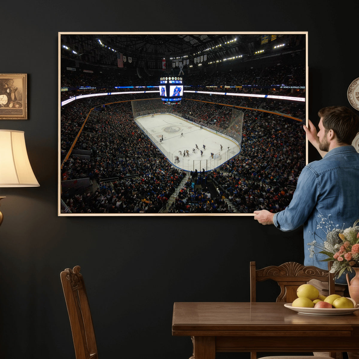 15132-MGV-CV-36X24 - KeyBank Center New York Buffalo Sabres Hockey Stadium Canvas