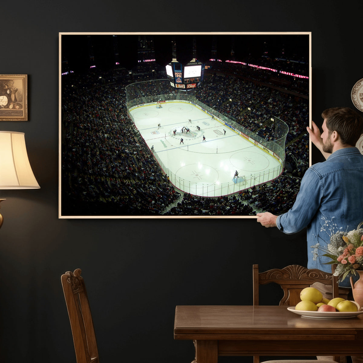 38823-MGV-CV-36X24 - Nationwide Arena Ohio Columbus Blue Jackets Hockey Stadium