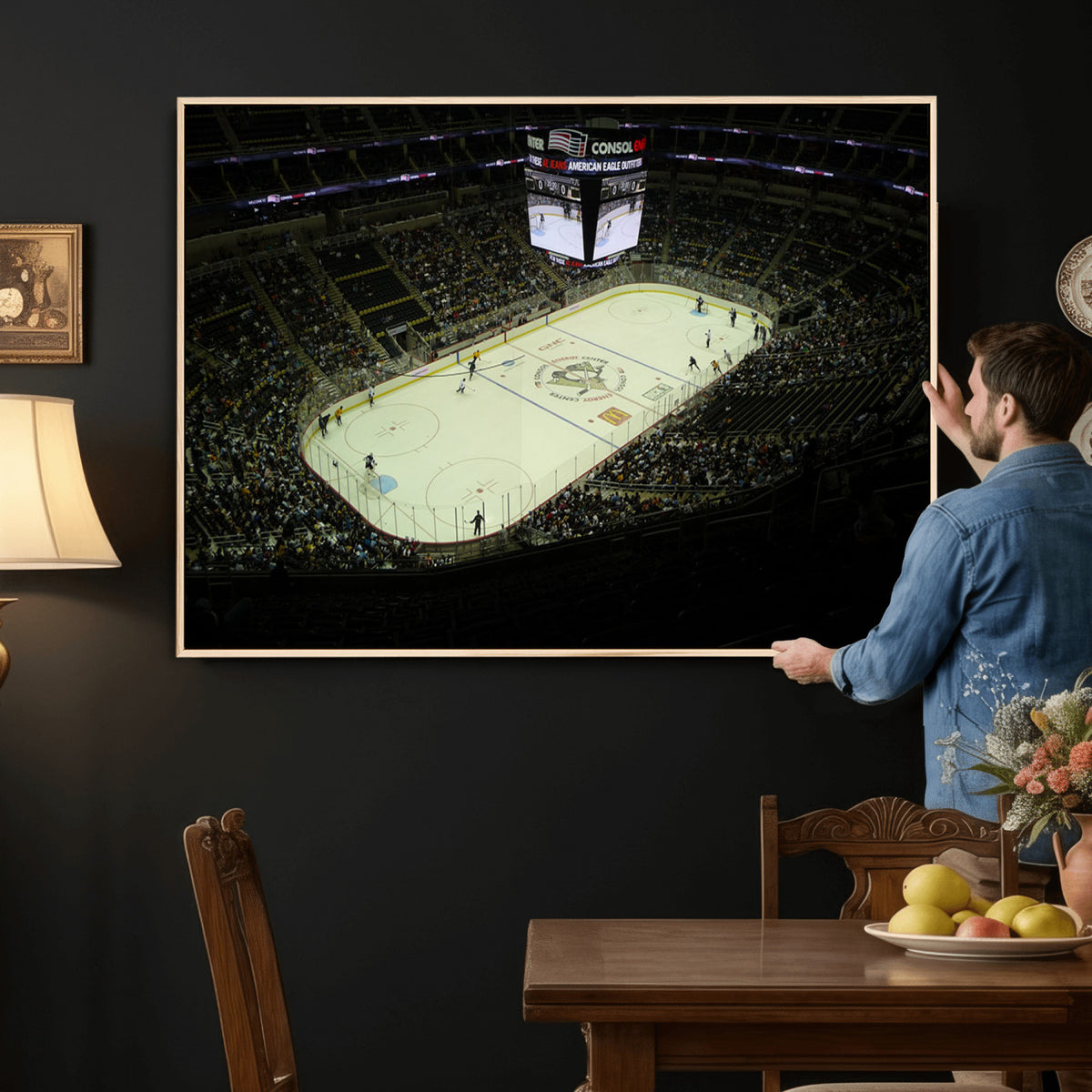 52168-MGV-CV-36X24 - PPG Paints Arena Pennsylvania Pittsburgh Penguins Hockey