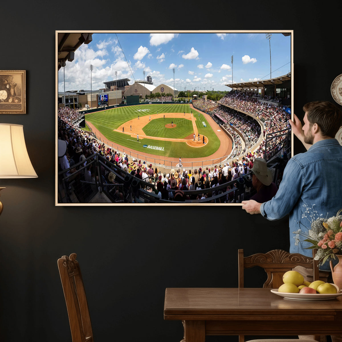80409-MGV-CV-36X24 - The Texas A&M University Aggies Athletics Team Print