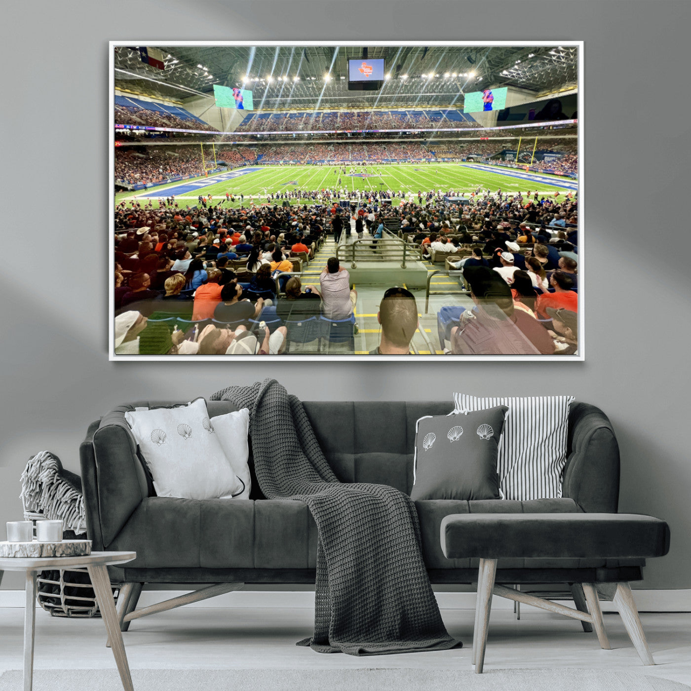 MGV-FC-36X24 - The University of Texas at San Antonio Roadrunners Football Team Print - San Antonio Alamodome Wall