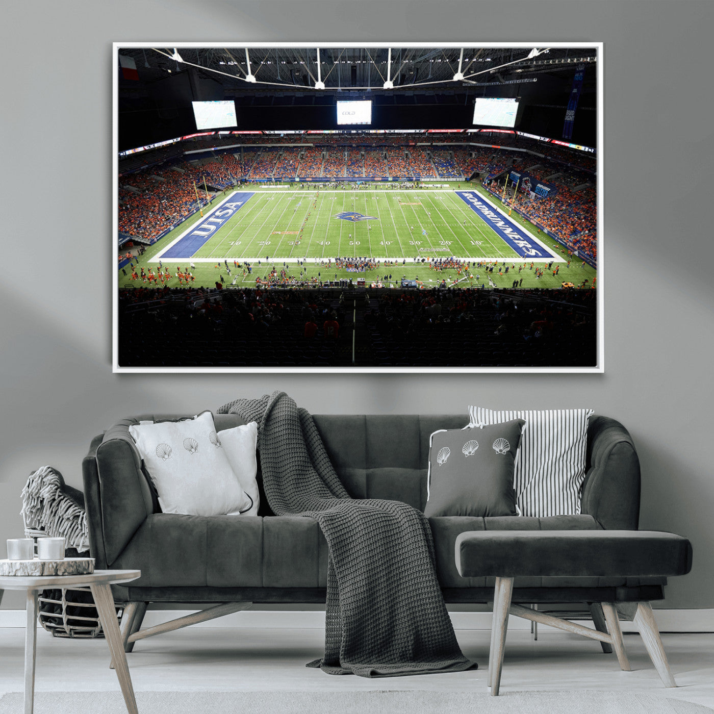 MGV-FC-36X24 - The University of Texas at San Antonio Roadrunners Football Team Print - San Antonio Alamodome Wall