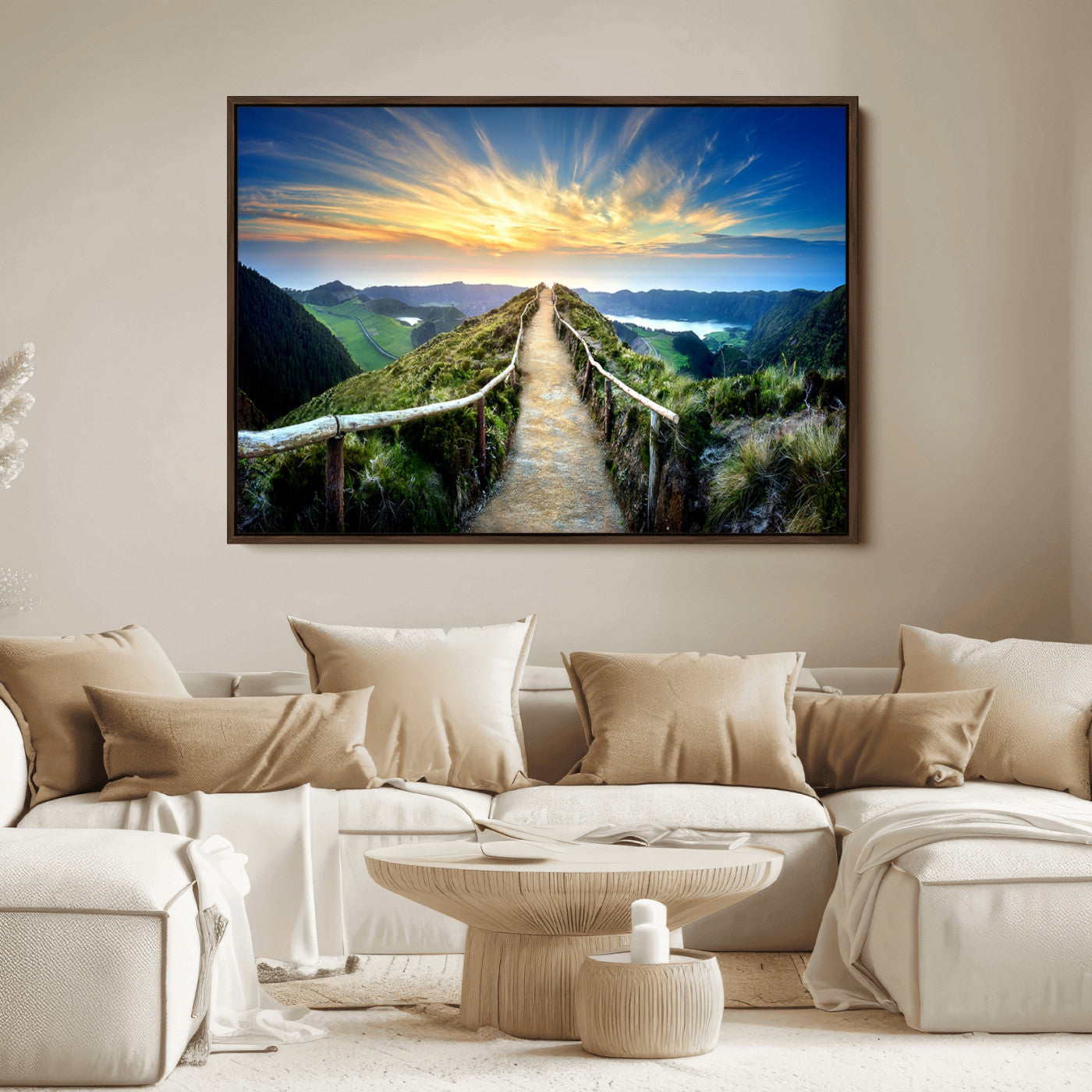 58887-MGV-CV-36X24-Mountain Landscape Wall Art Canvas Print