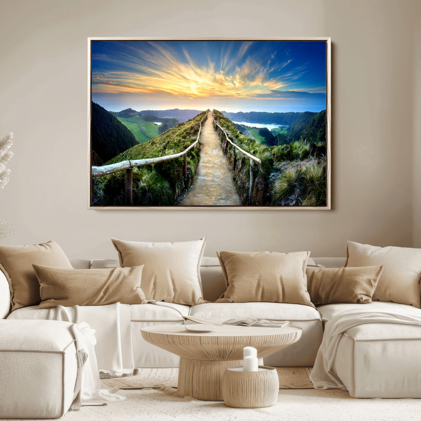 58887-MGV-CV-36X24-Mountain Landscape Wall Art Canvas Print