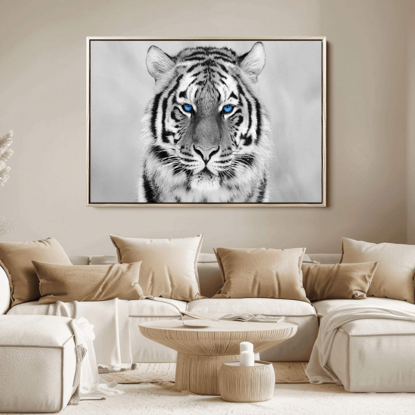 46396-MGV-FC-36X24_Natural-Tiger Canvas Artwork Wall Art Print