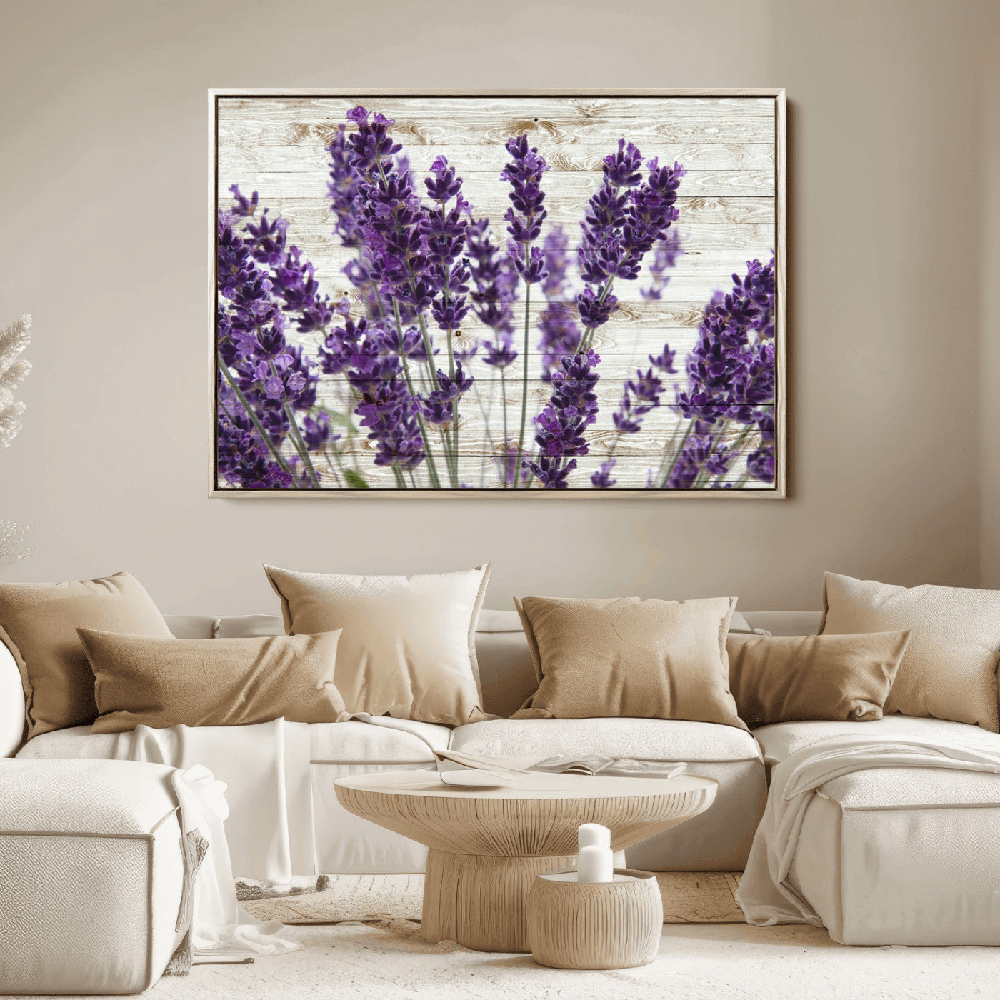 35576-MGV-FC-36X24_Natural-Lavender Canvas Wall Art Flower Print