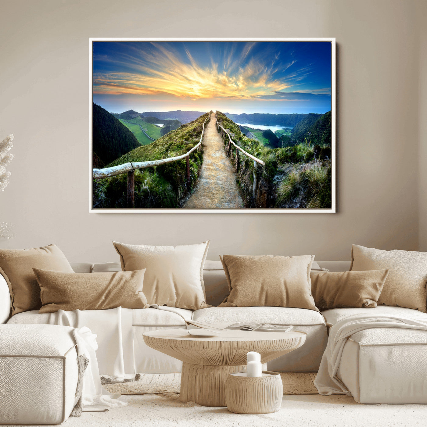 58887-MGV-CV-36X24-Mountain Landscape Wall Art Canvas Print
