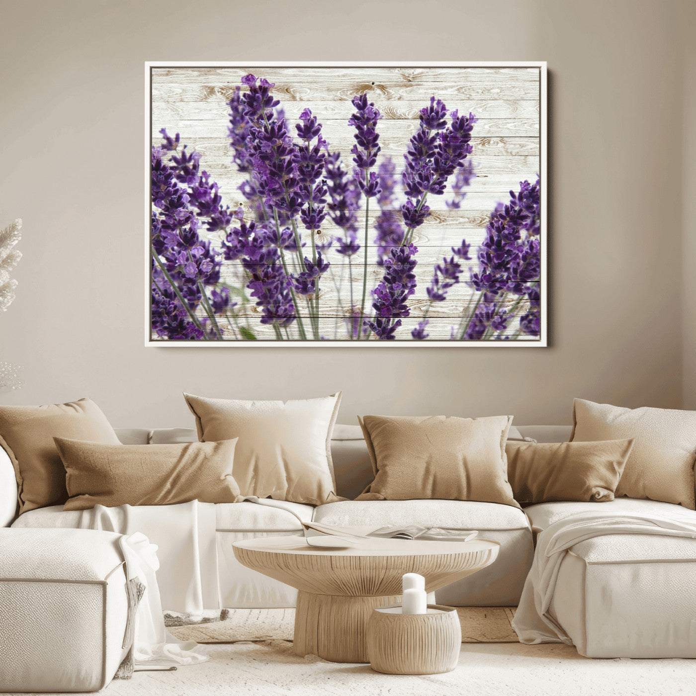 35576-MGV-FC-36X24_White-Lavender Canvas Wall Art Flower Print