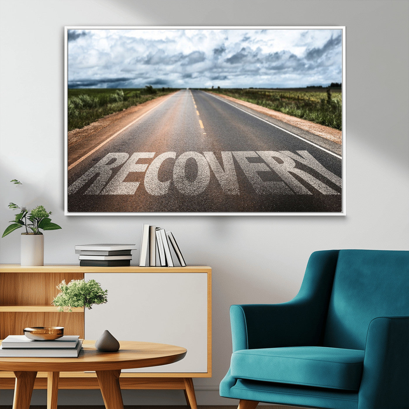 MGV-FC-36X24 - Recovery Road Wall Art Canvas Print