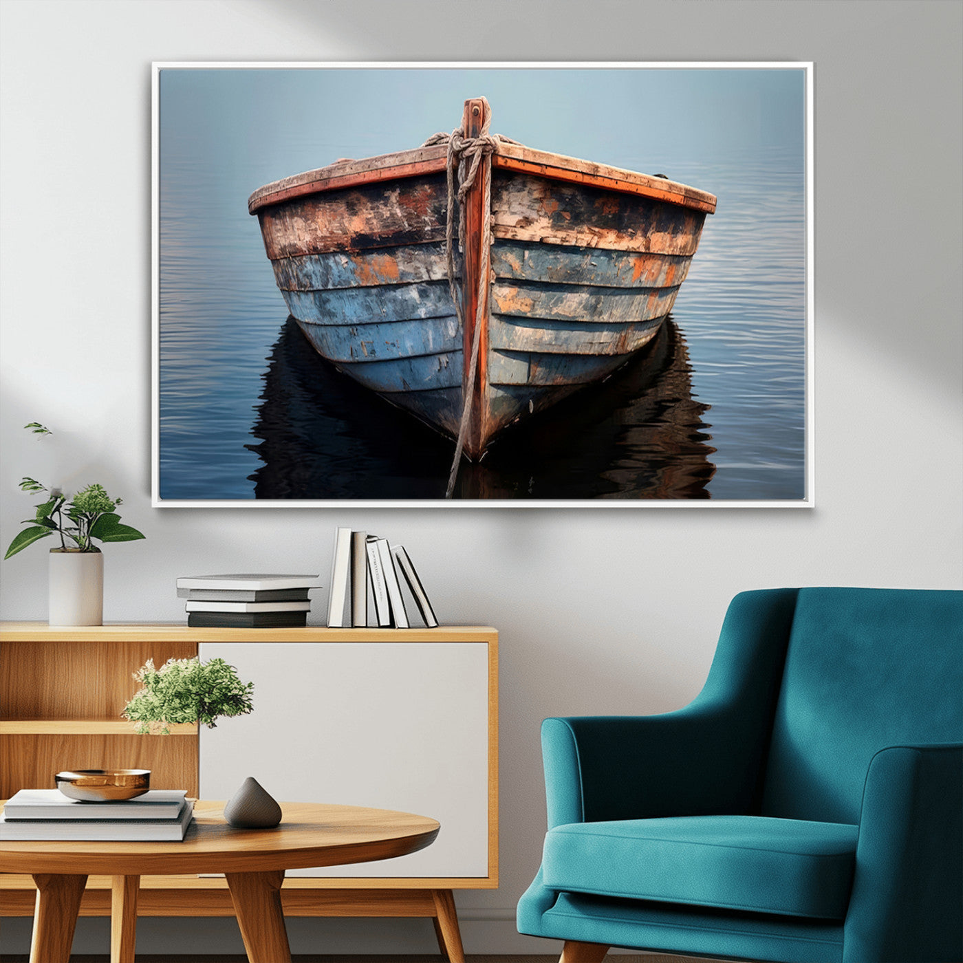 MGV-FC-36X24 - Stunning Vintage Boat Canvas Print | Nautical Wall