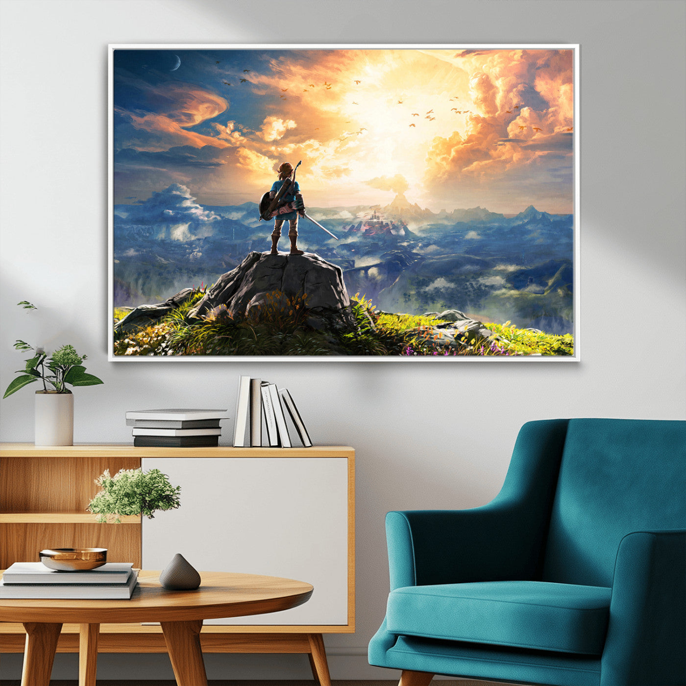 MGV-FC-36X24 - Legend of Zelda Breath of the Wild Game Wall Art Canvas, Legend of Zelda Canvas Print