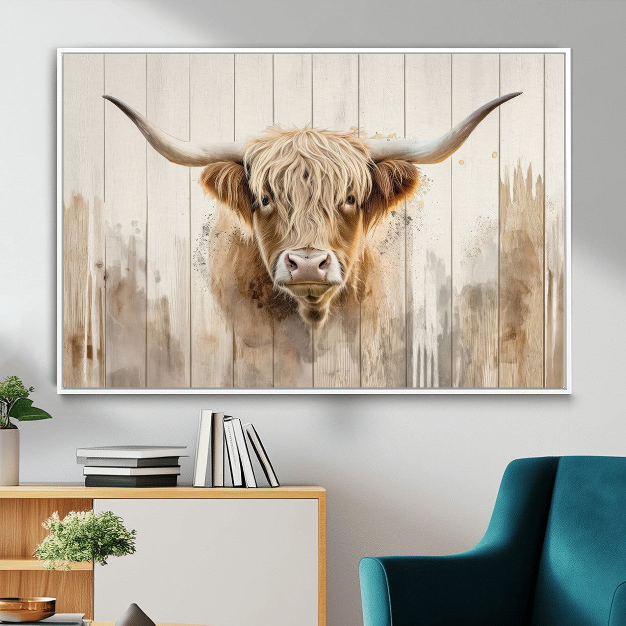 83059-MGV-CV-36X24 - Vibrant Autumn Landscape Canvas Wall Art - Fall Foliage and Mountain View Print for Home, Farmhouse, and Cozy Cabin Decor, Ready to Hang