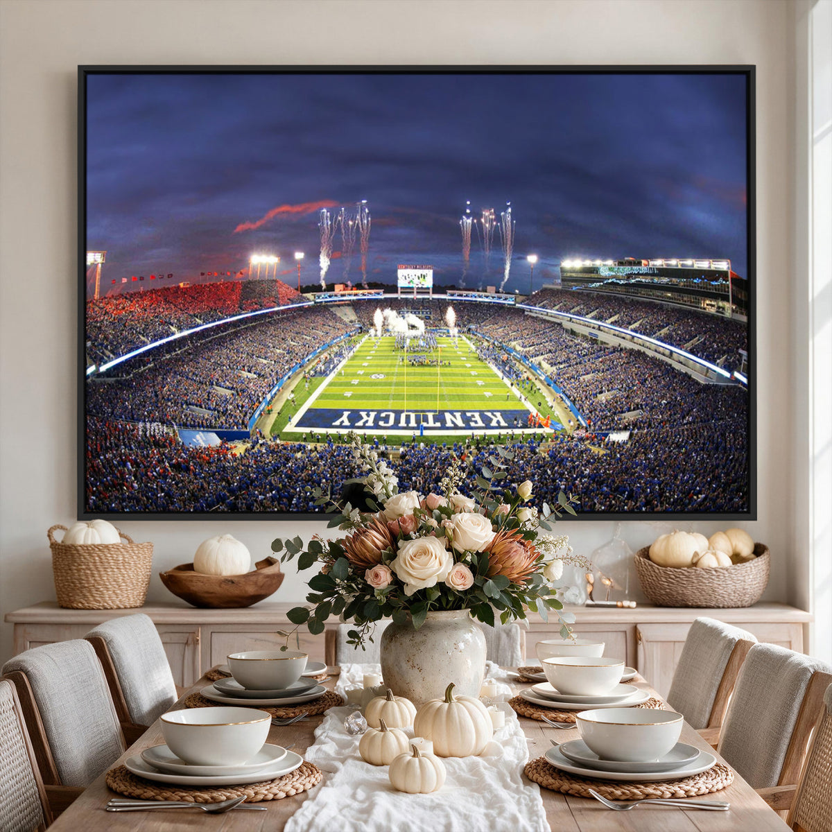26008-MGV-CV-36X24 - Kroger Field Canvas Wall Art, Kentucky Stadium Wall Art