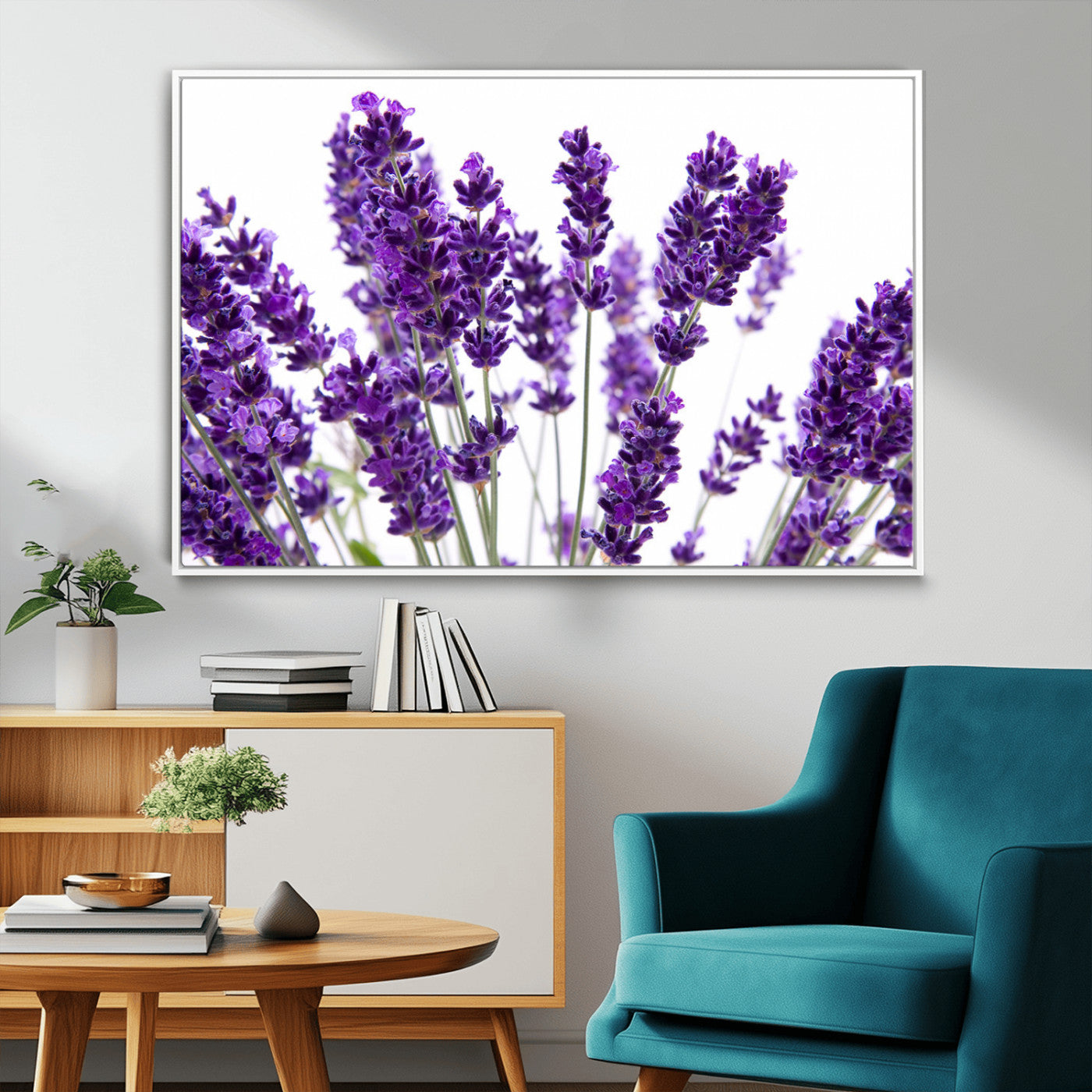 MGV-FC-36X24 - Lavender Flower Wall Art Canvas Print