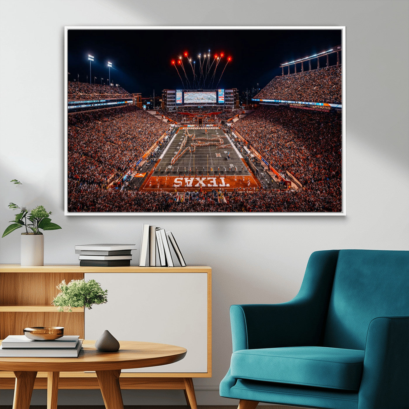 MGV-FC-36X24 - Texas Memorial Stadium Wall Art Canvas Print