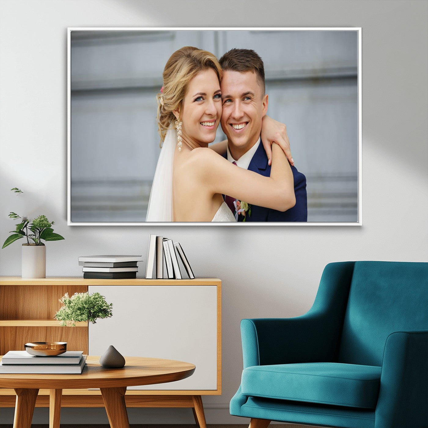 MGV-FC-36X24 - Create Your Own Photo Framed Canvas Print - Custom Personalized Wall Art Print for Gift