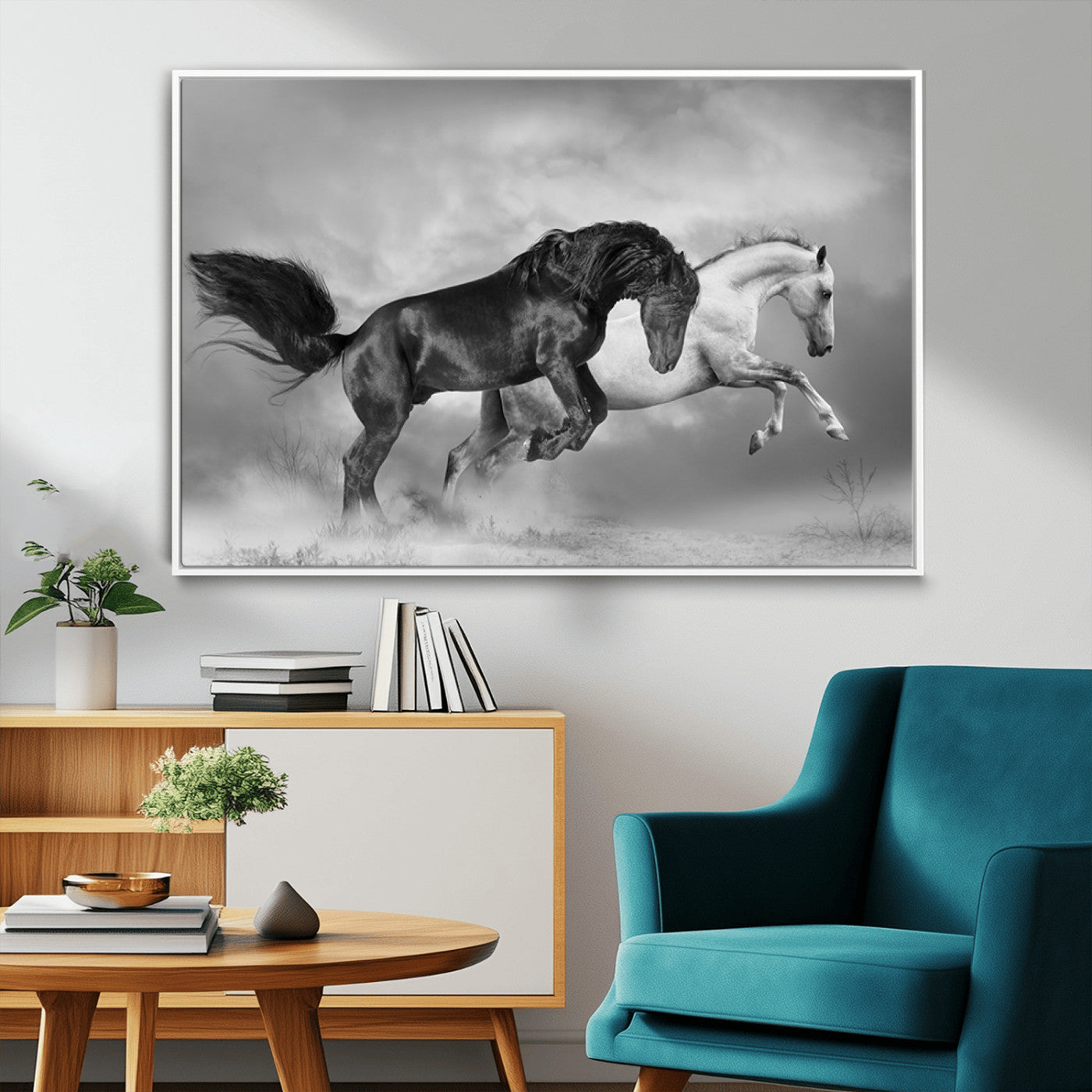 MGV-FC-36X24 - Wild Horses Wall Art Canvas Print