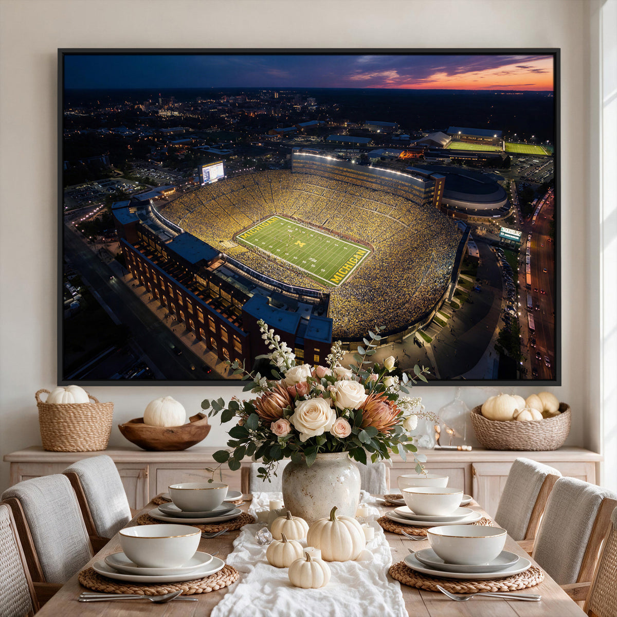 61127284-MGV-CV-36X24 - Stadium Wall Art Canvas Print