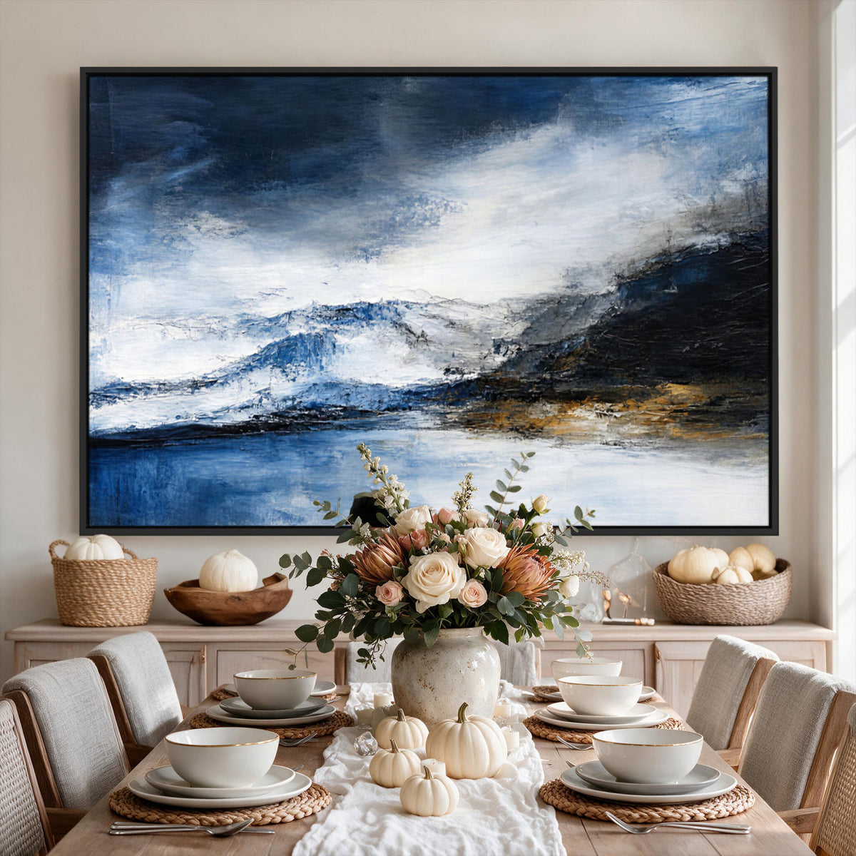 48142030-MGV-CV-36X24 - Extra Large Abstract Wall Art Canvas Print