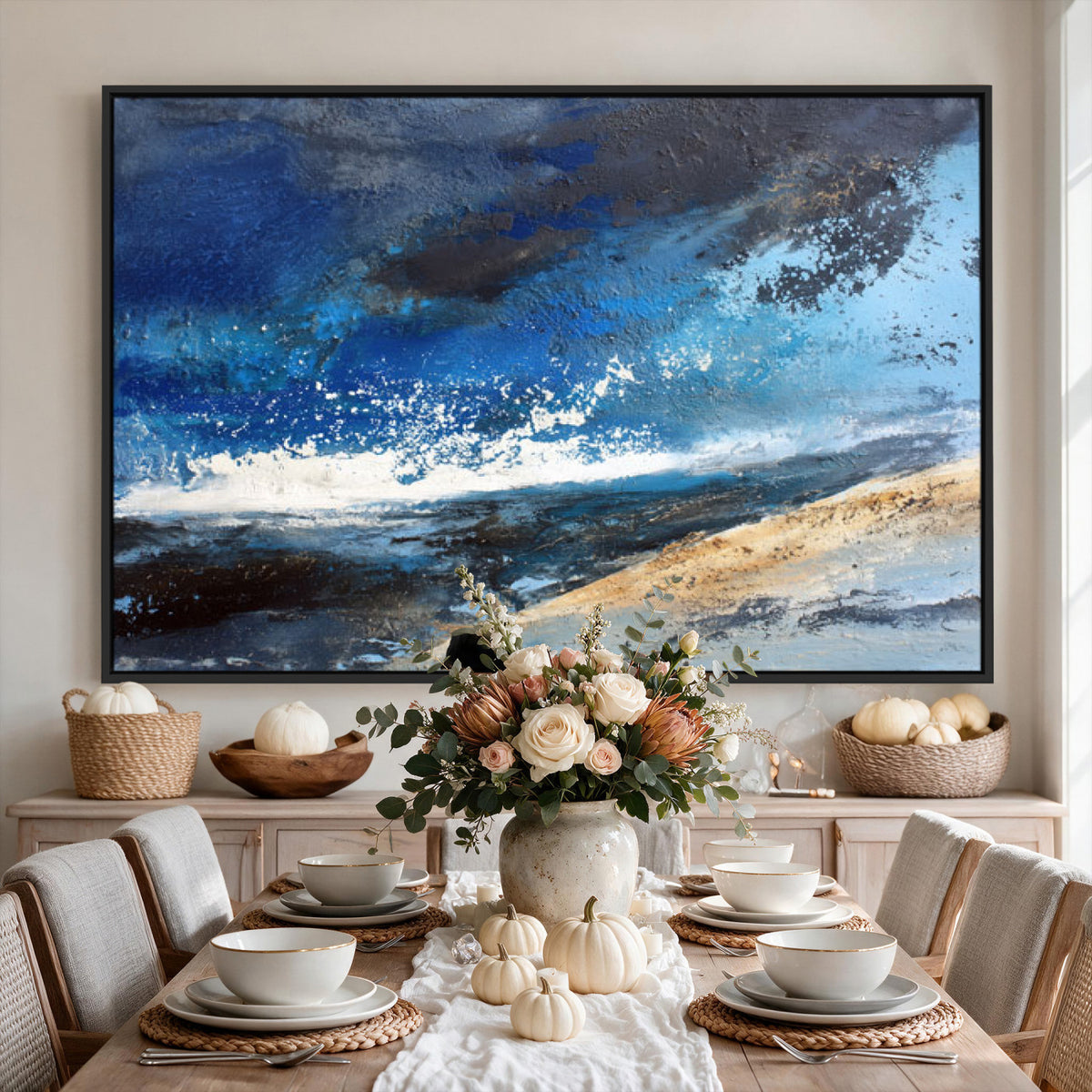 72157369-MGV-CV-36X24 - Extra Large Abstract Wall Art Canvas Print