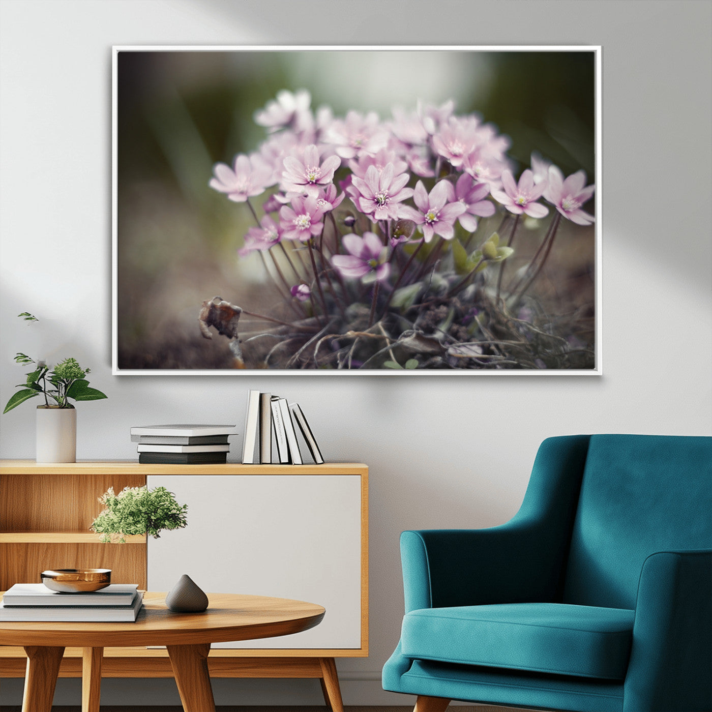 MGV-FC-36X24 - Pink Wild Flower Canvas Print