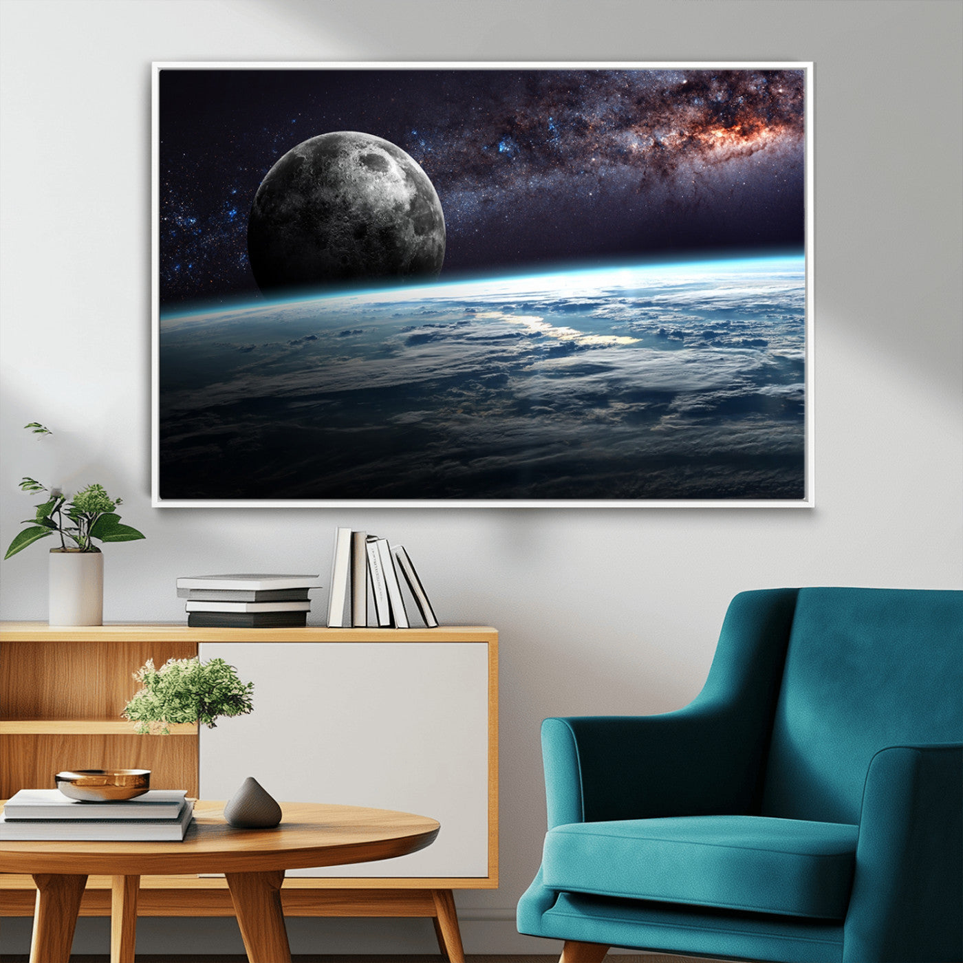 MGV-FC-36X24 - Space and Planet Canvas Print