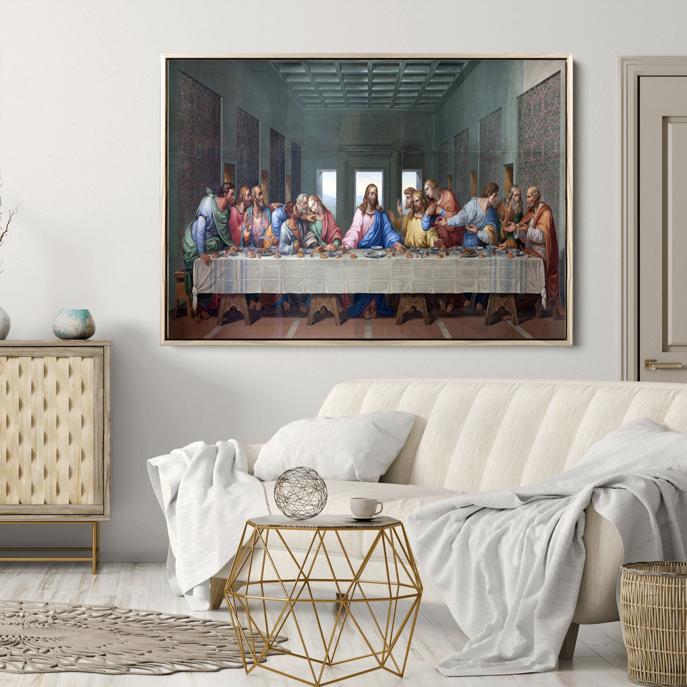 30401-MGV-CV-36X24-The Last Supper Multi Panel Canvas Wall Art