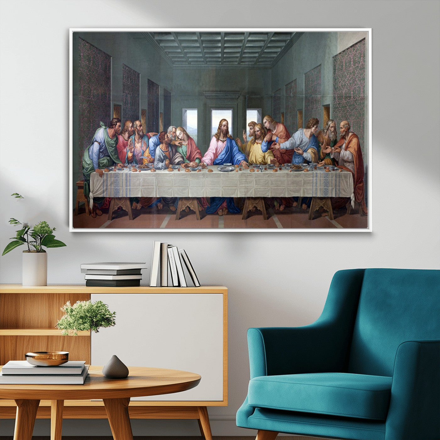 MGV-FC-36X24 - The Last Supper Multi Panel Canvas Wall Art