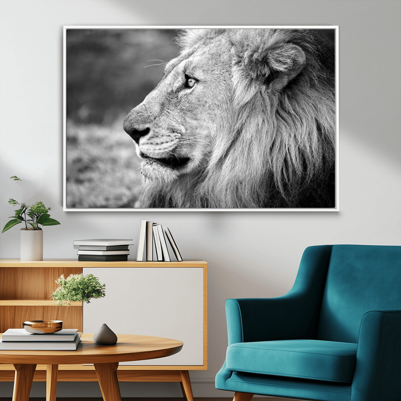 MGV-FC-36X24 - African Lion Wall Art Canvas Print