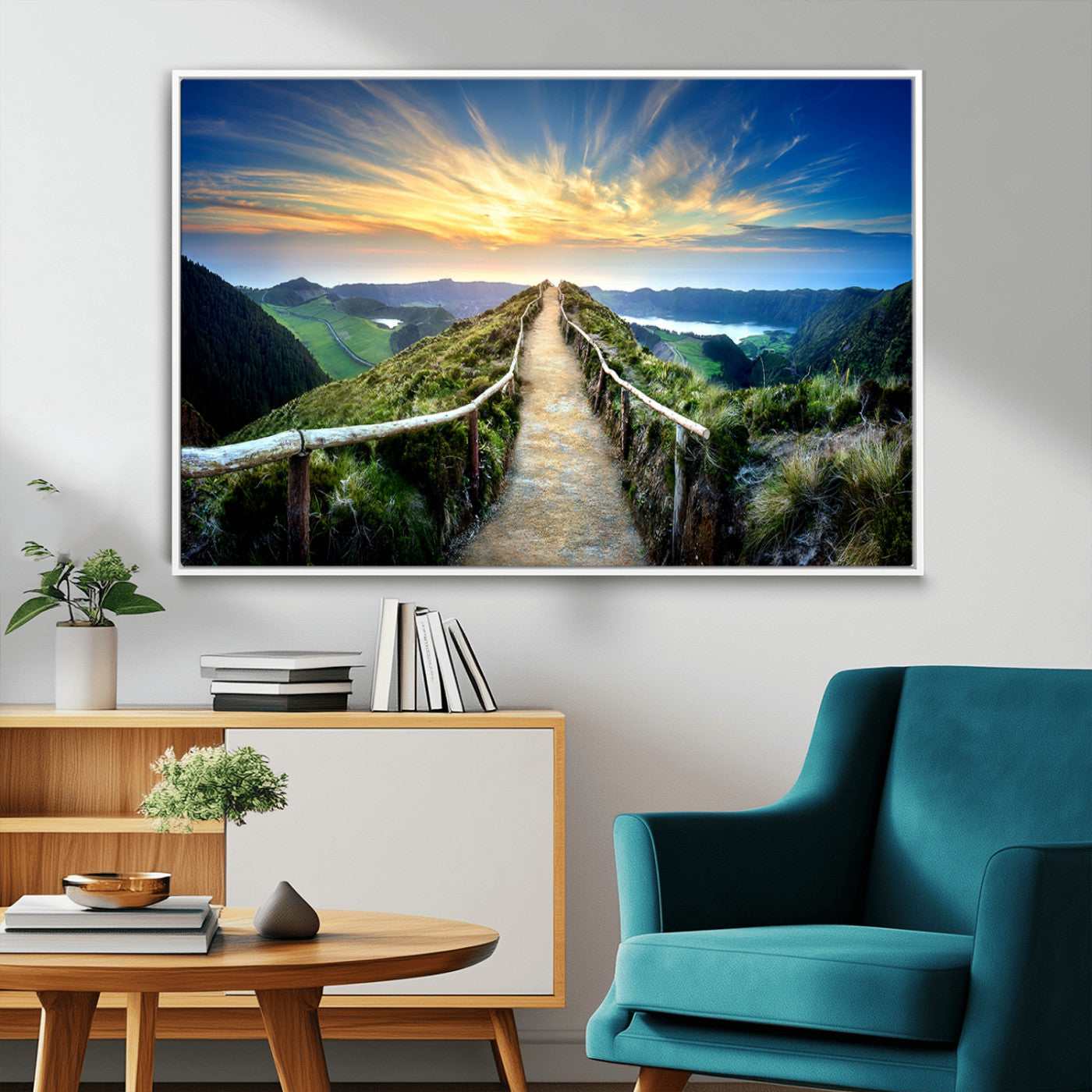 MGV-FC-36X24 - Mountain Landscape Wall Art Canvas Print