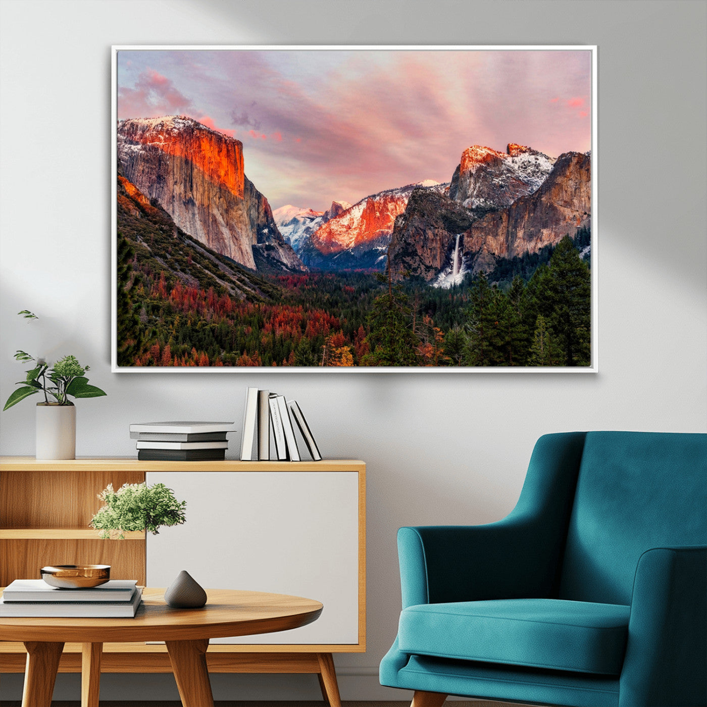 MGV-FC-36X24 - Yosemite Half Dome Wall Art Canvas Print El Capitan