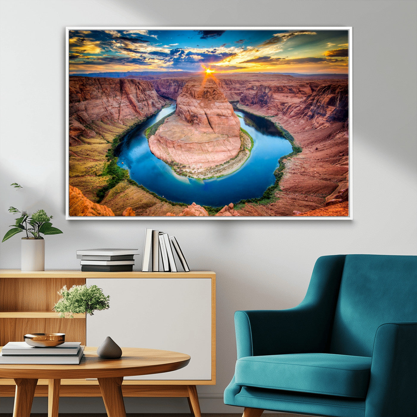 80407-MGV-FC-36X24_White-Grand Canyon Wall Art Canvas Print