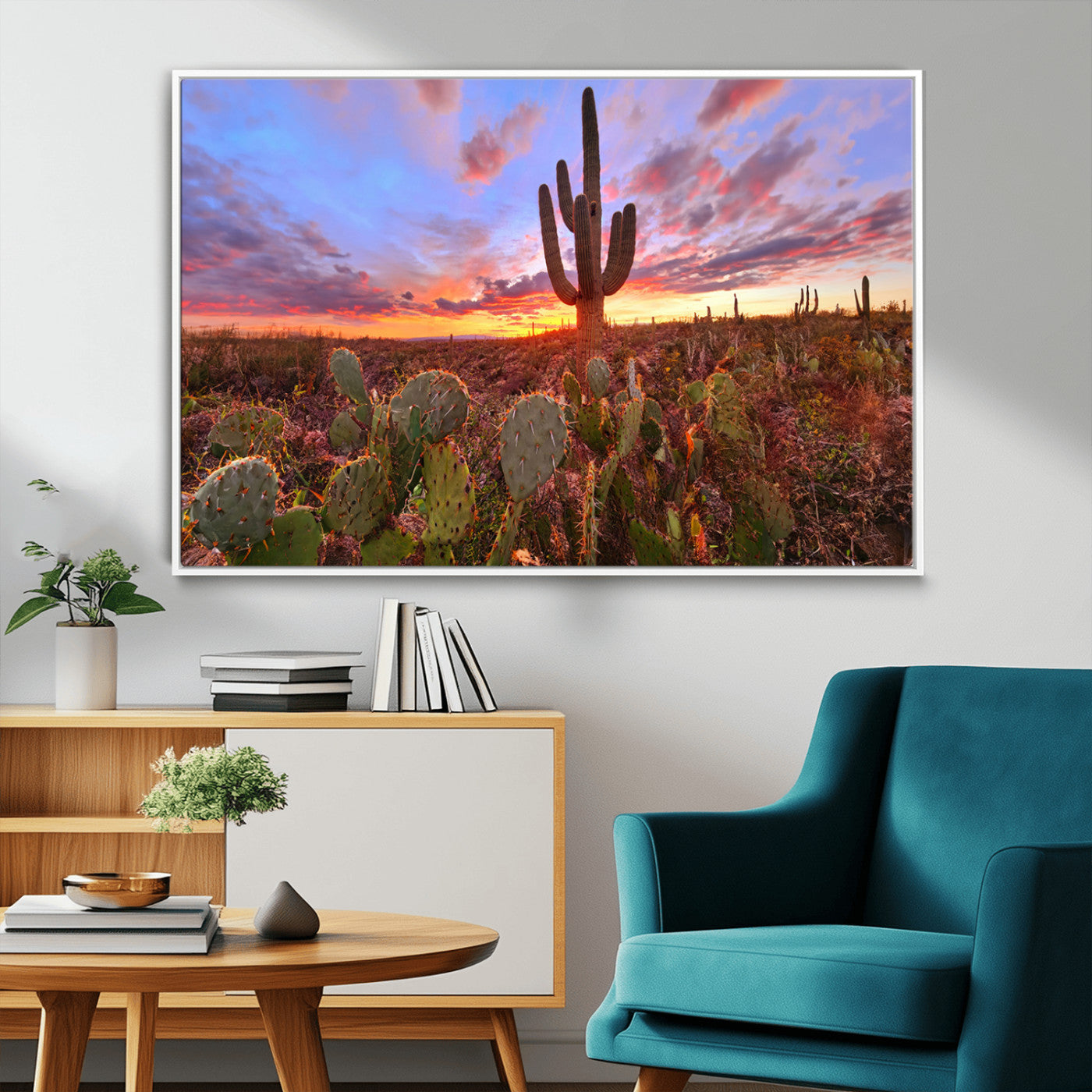 MGV-FC-36X24 - Arizona Desert Sunset Wall Art Canvas Print