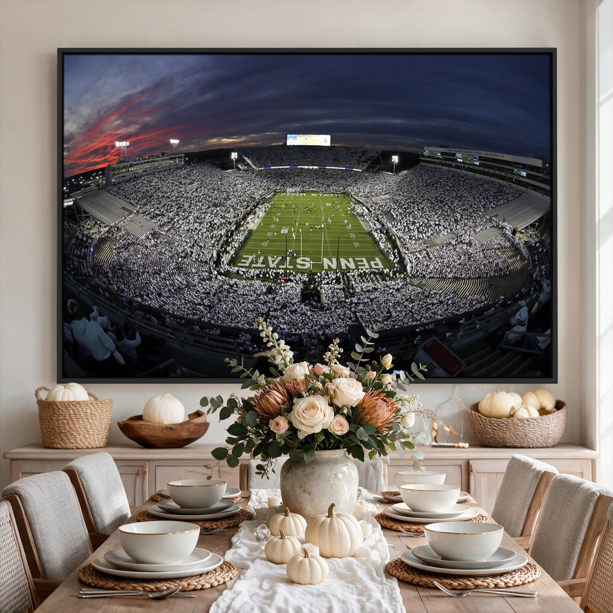 59877-MGV-CV-36X24 - Penn State University Nittany Lions Football Team Print