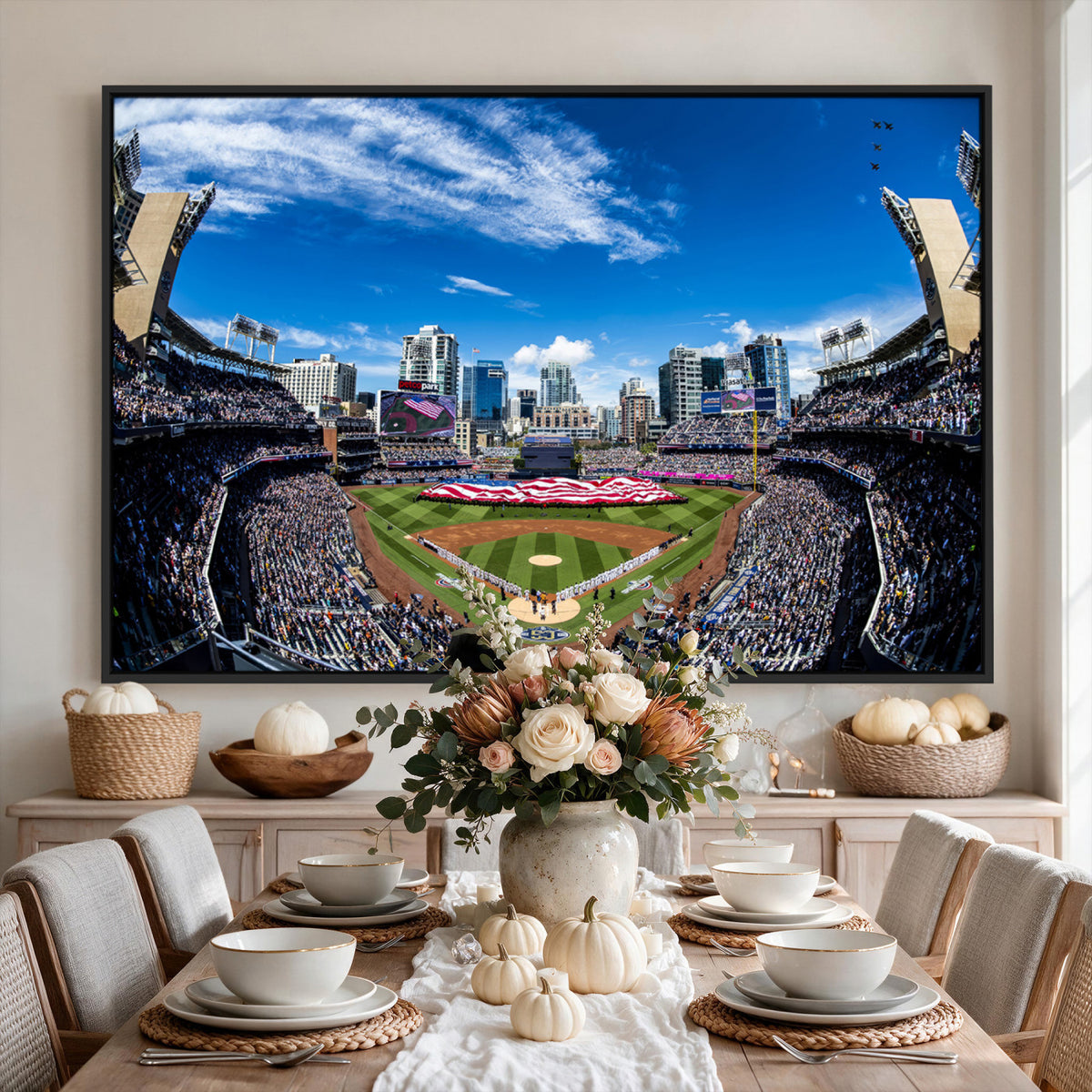 52297-MGV-CV-36X24 - San Diego Padres Baseball Team Print, Petco Park Stadium