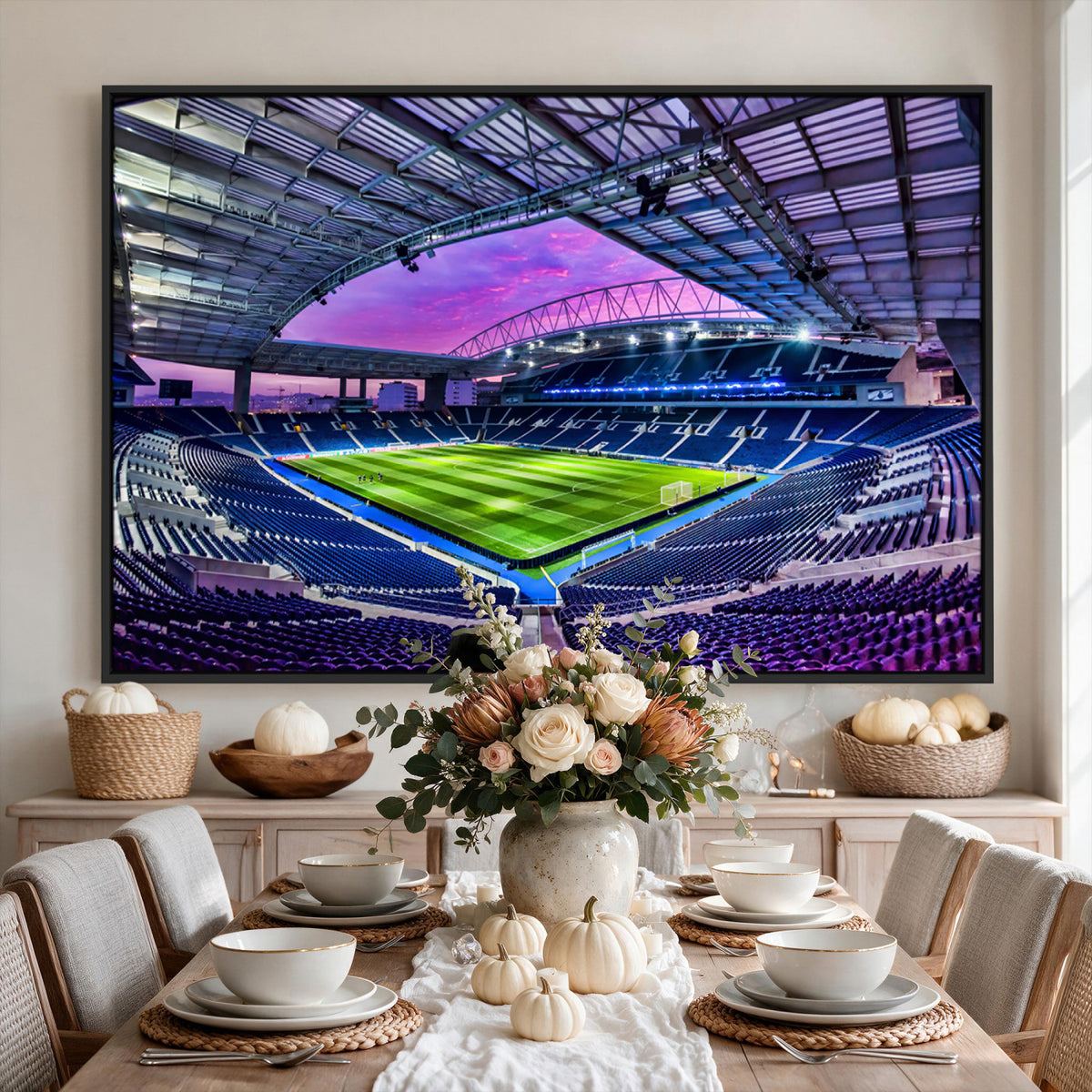 10851-MGV-CV-36X24 - FC Porto Soccer Team Print Canvas, Dragon Stadium Wall Art