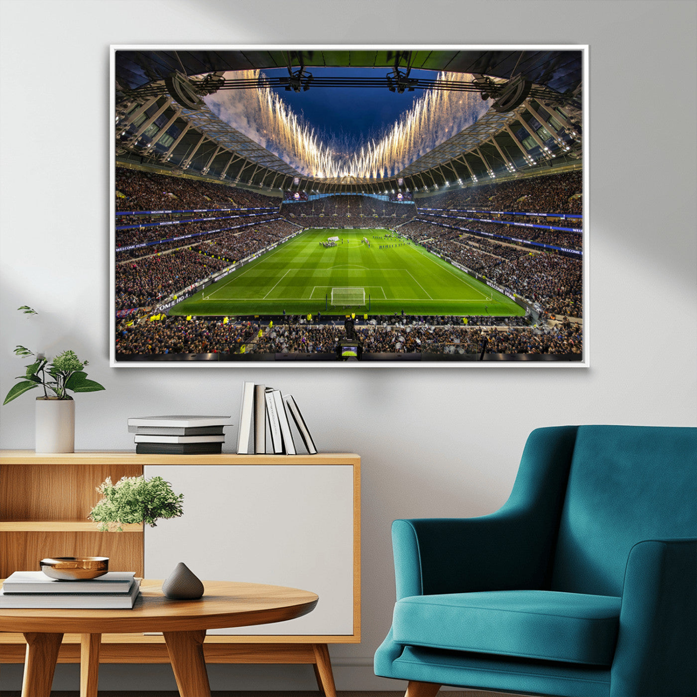 MGV-FC-36X24 - Tottenham Hotspur Football Team Print - London Tottenham Hotspur Stadium Wall Art Canvas Print