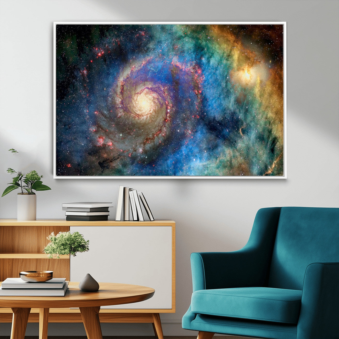 MGV-FC-36X24 - Spiral Galaxy Wall Art Canvas Print