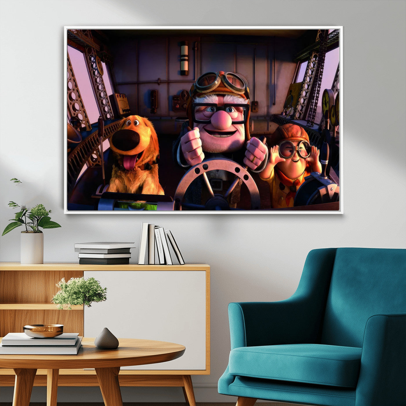 MGV-FC-36X24 - Carl Russel And Dog, Movie Up Poster, Movie Up Wall Art, Movie Up Poster Print, Carl