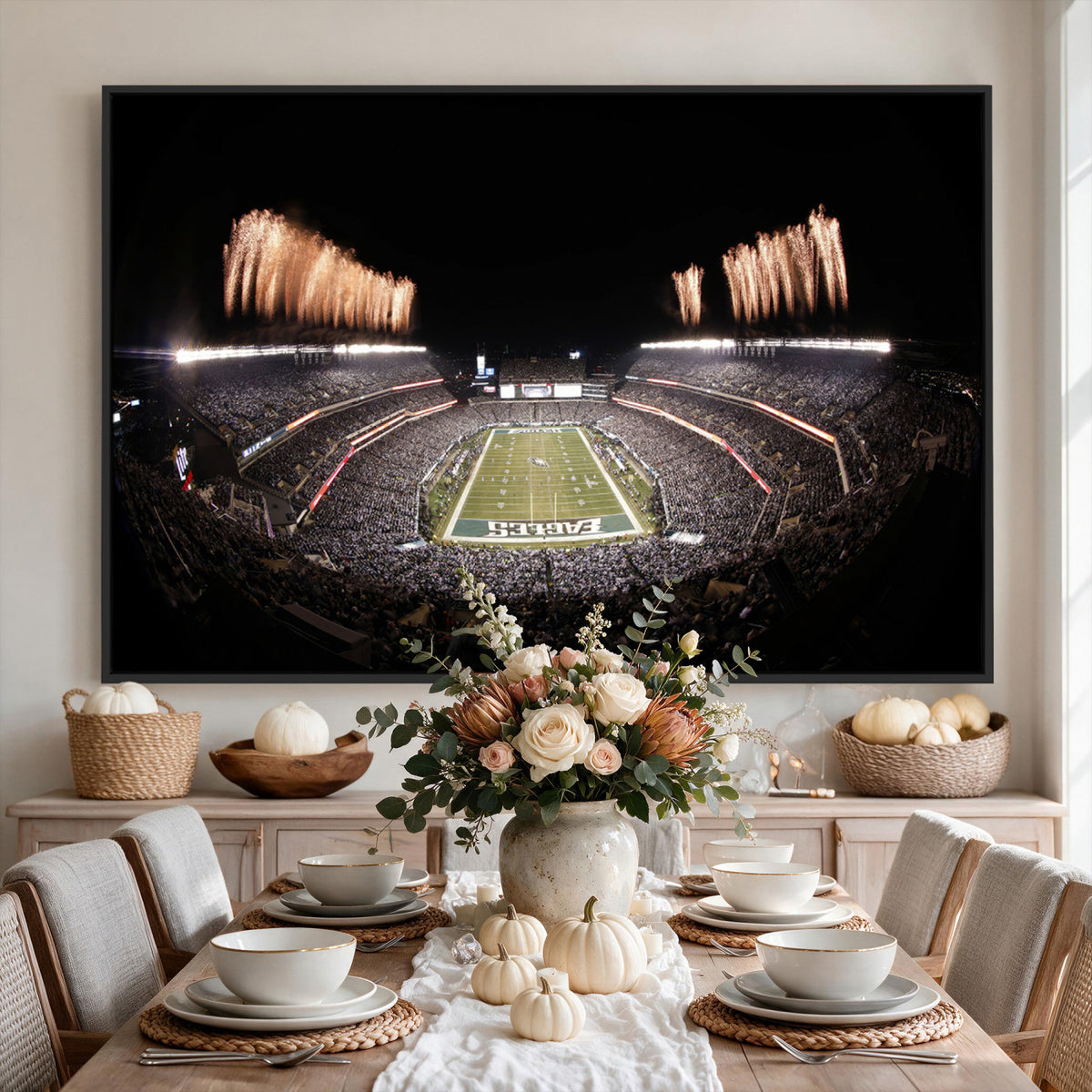 48893-MGV-CV-36X24 - Eagles Field Stadium Wall Art, Lincoln Financial Field
