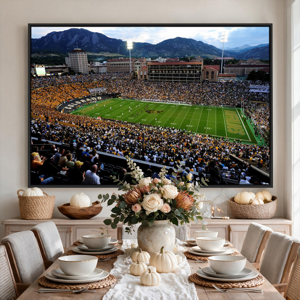 60552-MGV-CV-36X24 - Folsom Field, University of Colorado Buffaloes Football