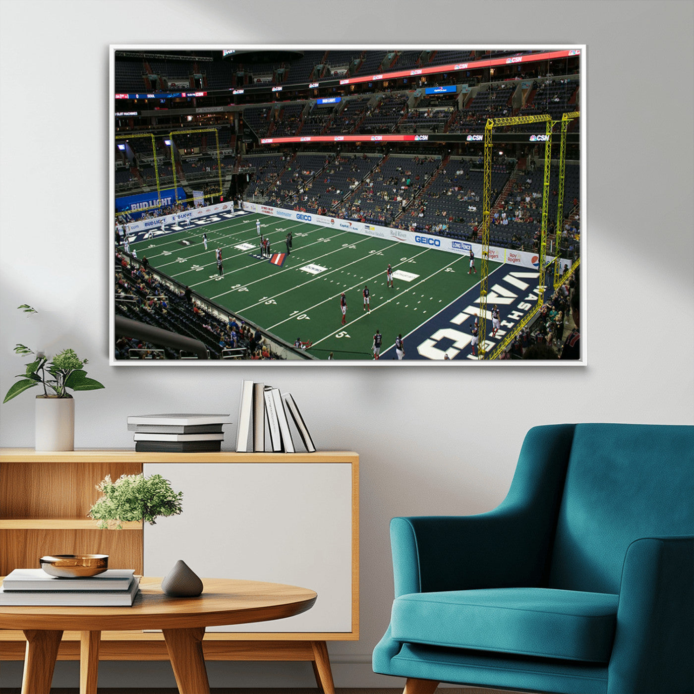 MGV-FC-36X24 - Capital One Arena Wall Art | Washington Wizards & Capitals Print | Canvas Print | Ready to Hang |