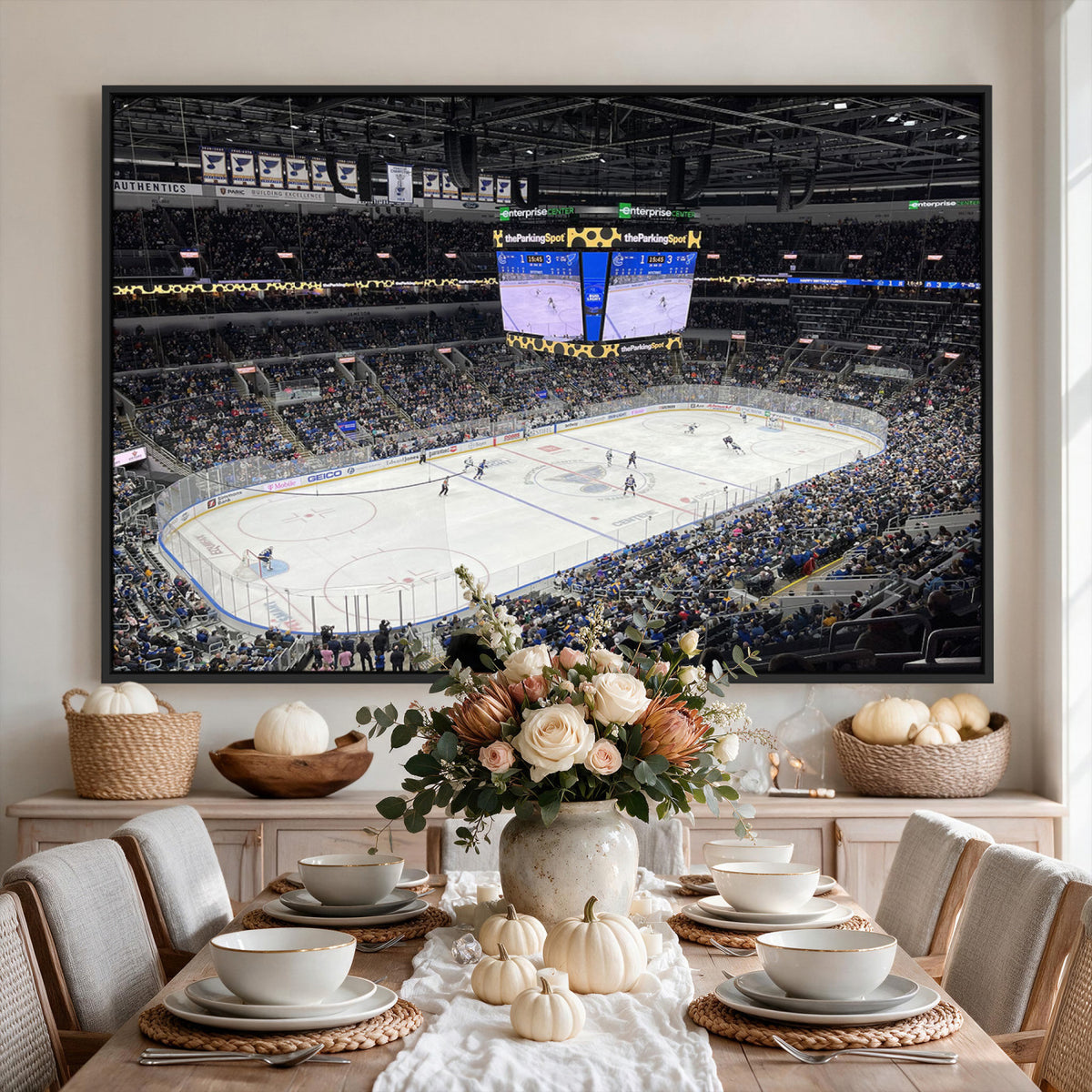 75222-MGV-CV-36X24 - Enterprise Center Missouri St. Louis Blues Hockey Stadium