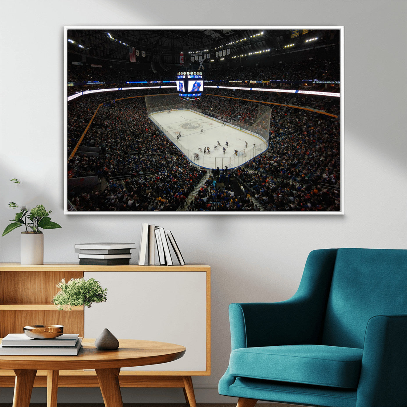 MGV-FC-36X24 - KeyBank Center New York Buffalo Sabres Hockey Stadium Canvas Print Wall Art
